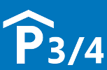Parkovacie domy P3,4 - logo