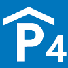 Parkovací dom P4 - logo